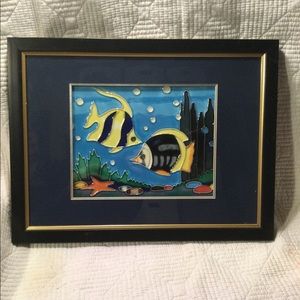 FRAMED SEA SCENE WALL HANGING